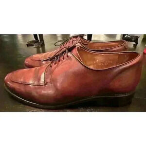 Allen Edmonds Delray Men's‎ Dress Shoes Brown Leather Lace Up 1298 Size 93E Used